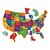 Magnetic US Map Puzzle